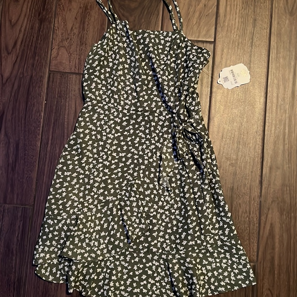 Olive green dress
